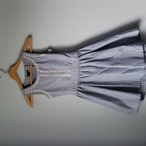 Chambrary blue summer dress. size 10, Tommy Hilfiger. backless